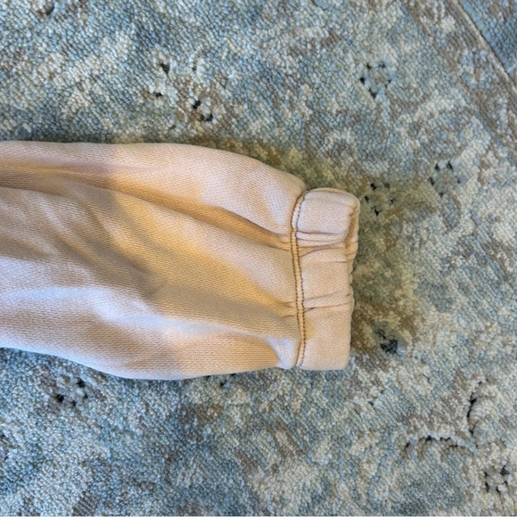 Aerie xs womens cropped button down collared shirt peach tan PERFECT CONDITION - Picture 4 of 6